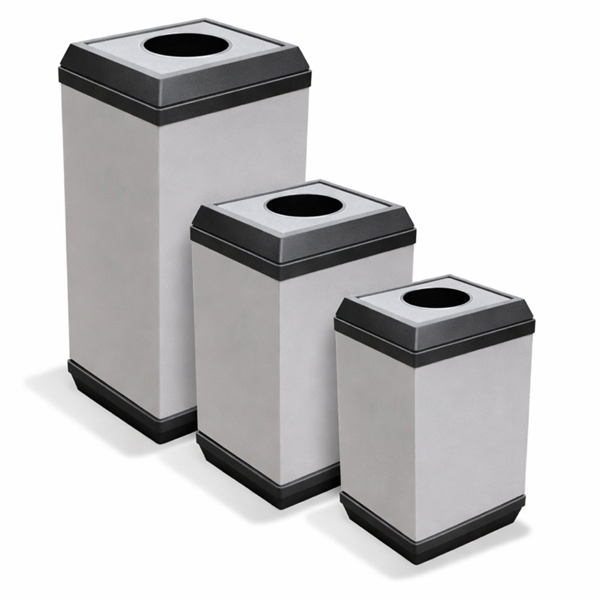 Bote de Basura Cubo con Tapa Perforada de Acero Inoxidable – 26, 33 y 47 Litros