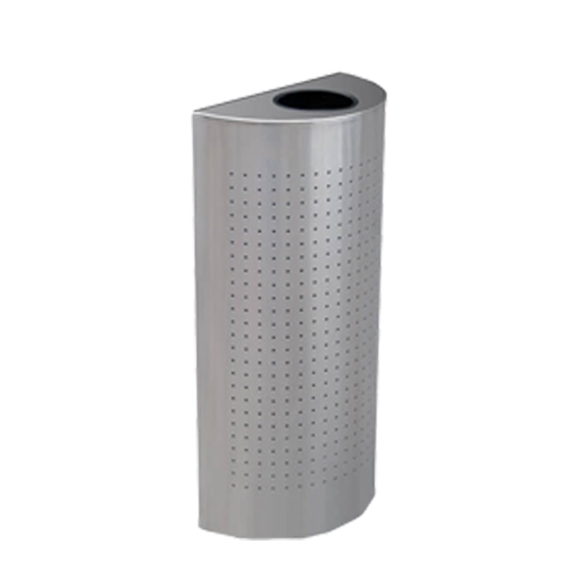 Bote de Basura Medio Punto Punzonado de Acero Inoxidable – 50 Litros