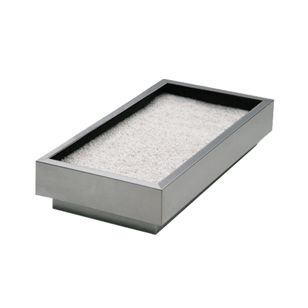 Cenicero de Piso de Acero Inoxidable con Arena – Uso Exterior e Institucional